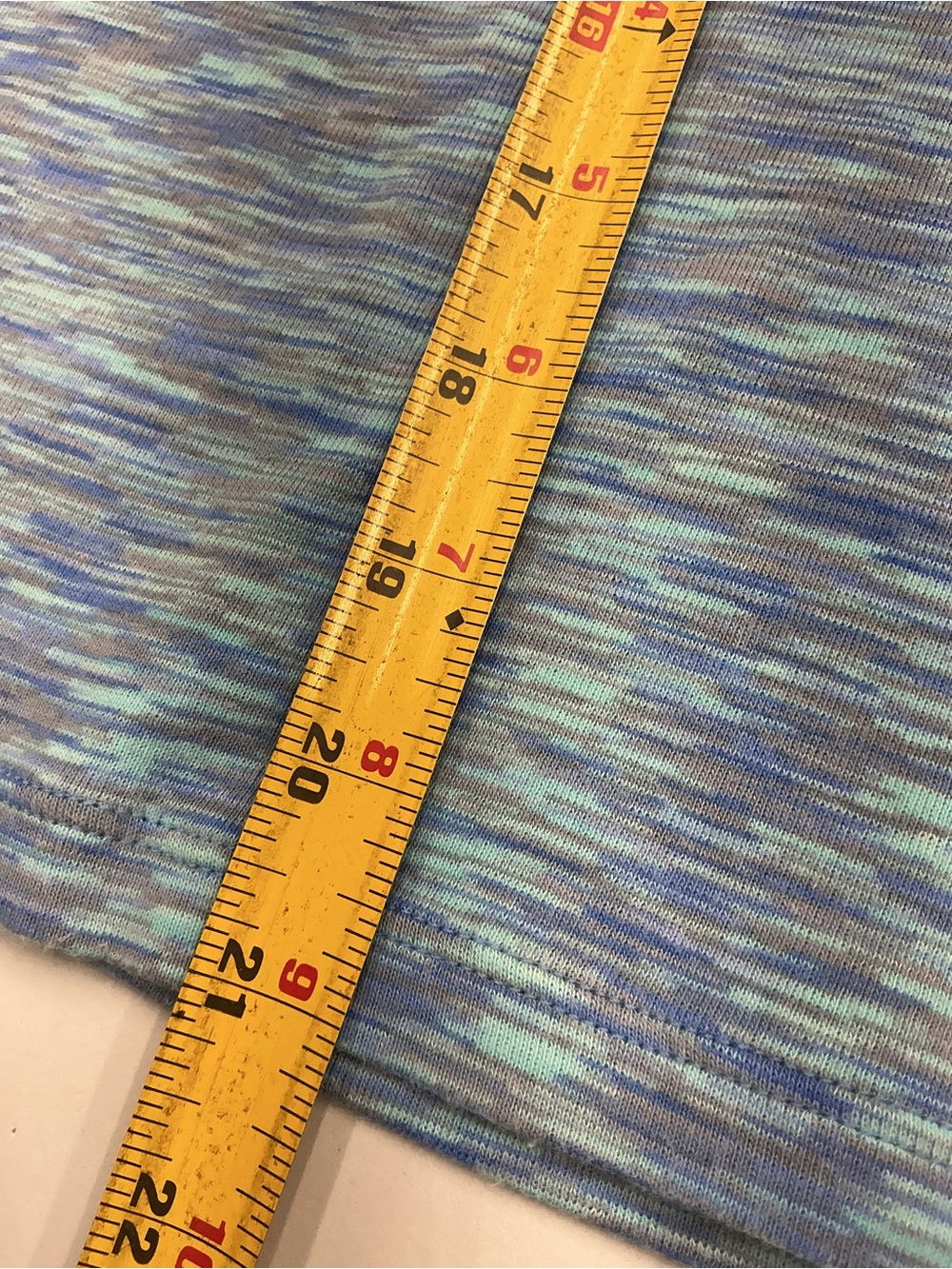 Columbia Blue and Teal Space-Dye Skirt - Picture 5 of 5